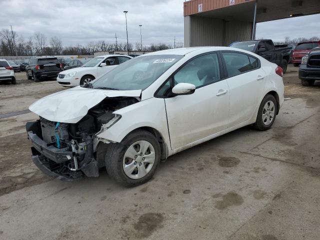 3KPFK4A77HE056446 - 2017 KIA FORTE LX WHITE photo 1