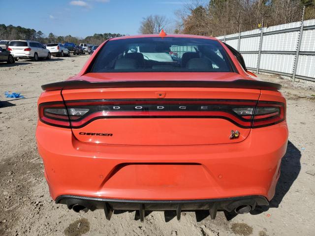 2C3CDXGJ0NH257627 - 2022 DODGE CHARGER SCAT PACK ORANGE photo 6