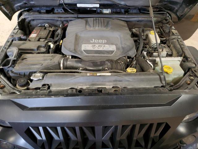 1C4BJWEG8CL262365 - 2012 JEEP WRANGLER U SAHARA BLACK photo 11