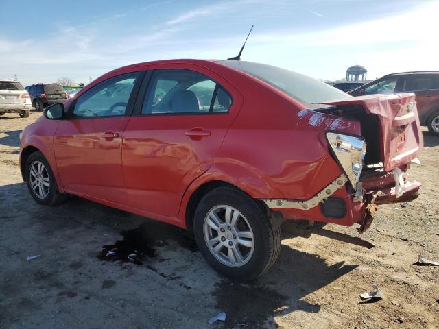 1G1JA5SH7C4152574 - 2012 CHEVROLET SONIC LS RED photo 2