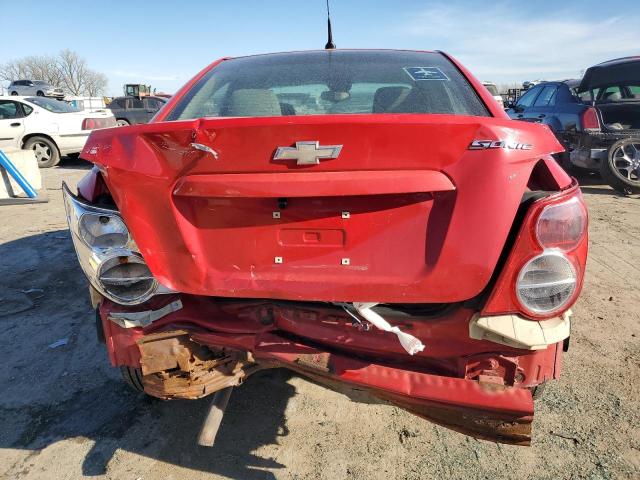 1G1JA5SH7C4152574 - 2012 CHEVROLET SONIC LS RED photo 6