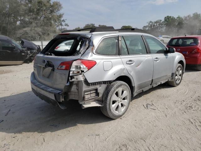 4S4BRCAC2C3288174 - 2012 SUBARU OUTBACK 2.5I SILVER photo 3