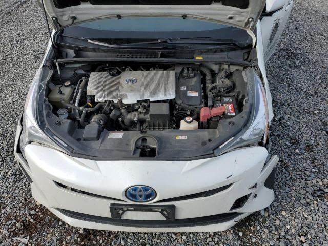 JTDKBRFU4H3568182 - 2017 TOYOTA PRIUS WHITE photo 11