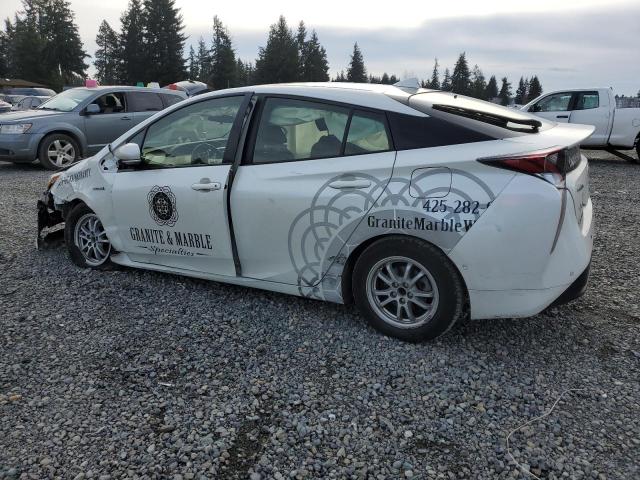 JTDKBRFU4H3568182 - 2017 TOYOTA PRIUS WHITE photo 2