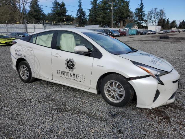 JTDKBRFU4H3568182 - 2017 TOYOTA PRIUS WHITE photo 4