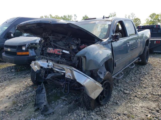 1GT121E86CF169962 - 2012 GMC SIERRA K2500 SLT GRAY photo 2