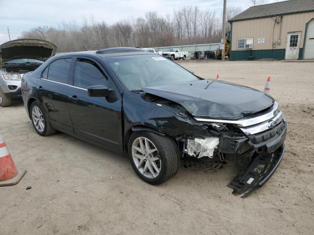 3FAHP0JG8AR400843 - 2010 FORD FUSION SEL BLACK photo 4