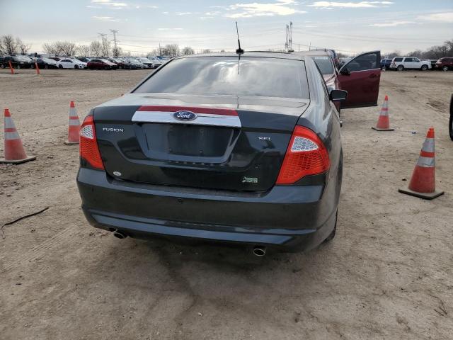 3FAHP0JG8AR400843 - 2010 FORD FUSION SEL BLACK photo 6