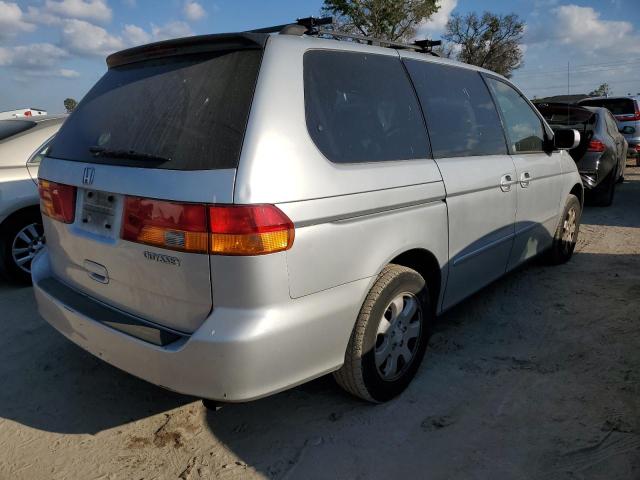 5FNRL18012B052959 - 2002 HONDA ODYSSEY EXL SILVER photo 3