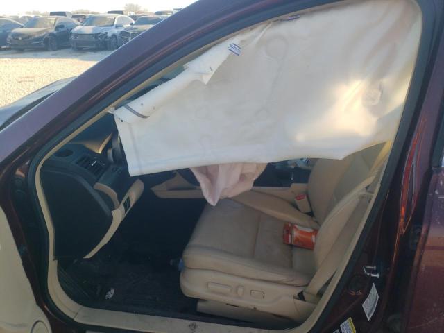 19UUA8F5XDA013842 - 2013 ACURA TL TECH MAROON photo 7