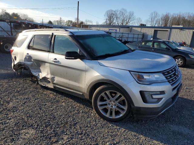 1FM5K8D84HGA06185 - 2017 FORD EXPLORER XLT SILVER photo 4