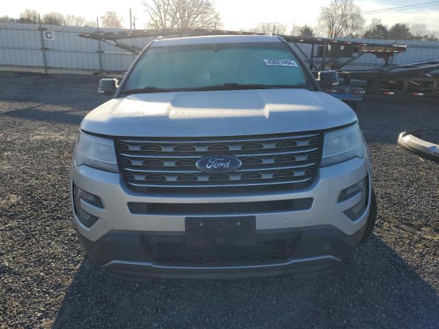 1FM5K8D84HGA06185 - 2017 FORD EXPLORER XLT SILVER photo 5