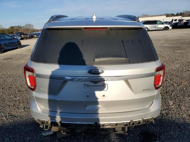 1FM5K8D84HGA06185 - 2017 FORD EXPLORER XLT SILVER photo 6