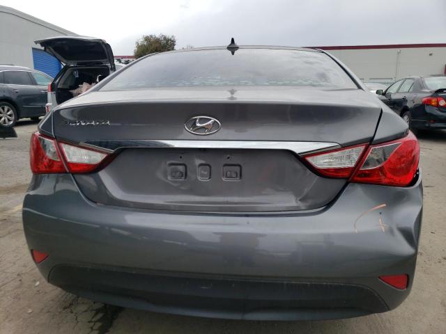 5NPEB4AC4EH939601 - 2014 HYUNDAI SONATA GLS GRAY photo 6