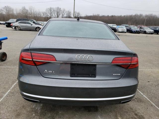 WAU3GAFD0FN028169 - 2015 AUDI A8 L QUATTRO GRAY photo 6