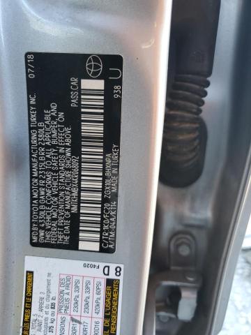 NMTKHMBX4KR068092 - 2019 TOYOTA C-HR XLE Մոխրագույն լուսանկար 13