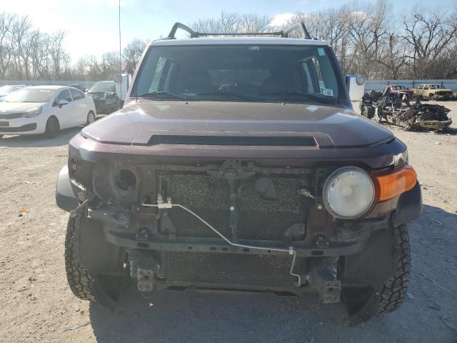 JTEZU11F570018973 - 2007 TOYOTA FJ CRUISER BURGUNDY photo 5