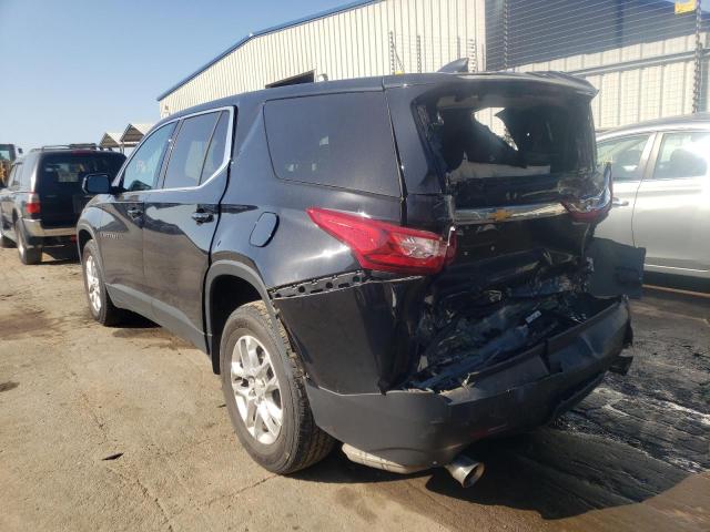 1GNERLKW8JJ243699 - 2018 CHEVROLET TRAVERSE LS BLACK photo 3