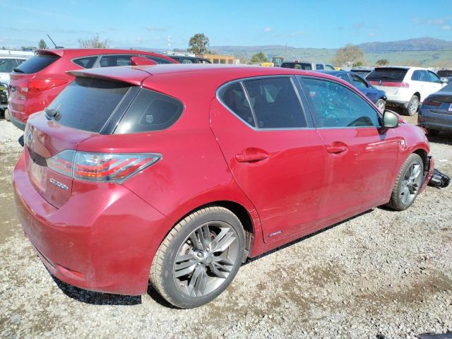 JTHKD5BH8D2136396 - 2013 LEXUS CT 200 RED photo 3