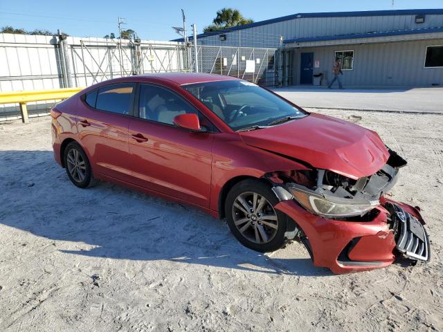 5NPD84LF8JH256277 - 2018 HYUNDAI ELANTRA SEL RED photo 4