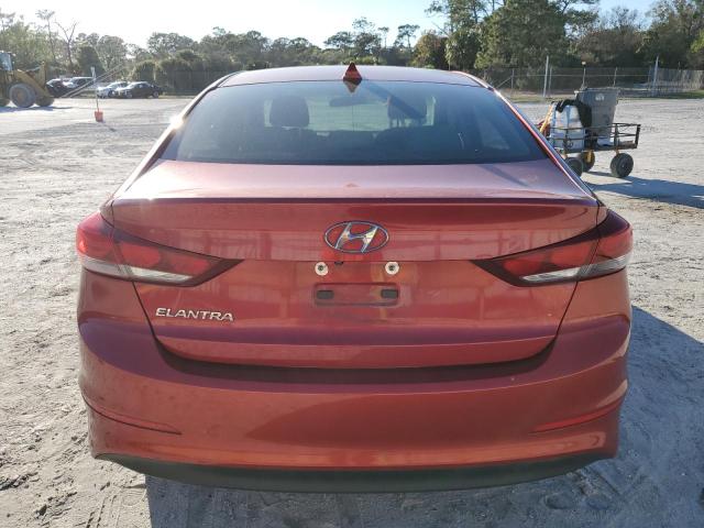 5NPD84LF8JH256277 - 2018 HYUNDAI ELANTRA SEL RED photo 6