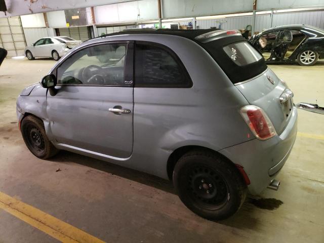 3C3CFFDR0DT514273 - 2013 FIAT 500 POP BLUE photo 2