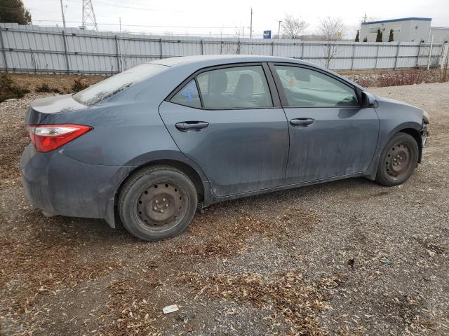 2T1BURHE5FC454213 - 2015 TOYOTA COROLLA L GRAY photo 3