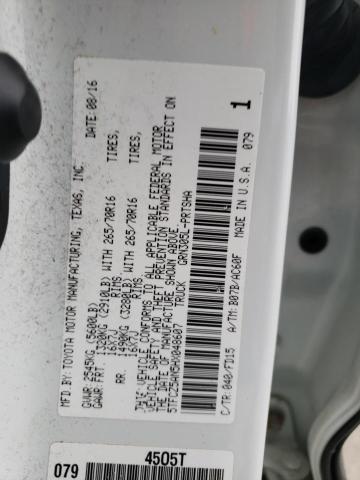 5TFCZ5AN5HX048607 - 2017 TOYOTA TACOMA DOUBLE CAB თეთრი ფოტო 13