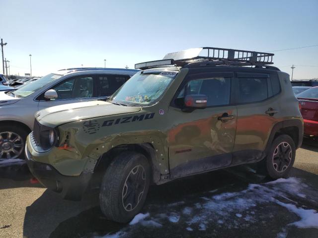 ZACCJBCT0FPB74118 - 2015 JEEP RENEGADE TRAILHAWK GREEN photo 1