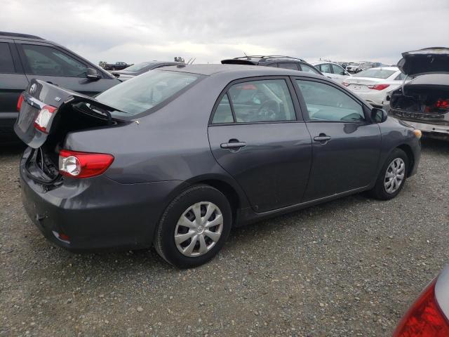 2T1BU4EE3BC668277 - 2011 TOYOTA COROLLA BASE GRAY photo 3