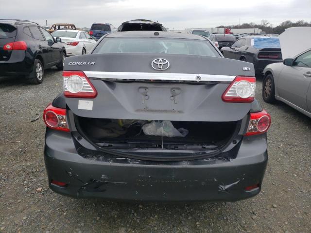 2T1BU4EE3BC668277 - 2011 TOYOTA COROLLA BASE GRAY photo 6