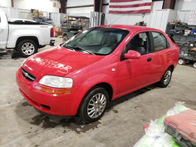 KL1TD526X5B393119 - 2005 CHEVROLET AVEO BASE RED photo 1