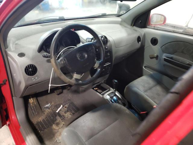 KL1TD526X5B393119 - 2005 CHEVROLET AVEO BASE RED photo 8
