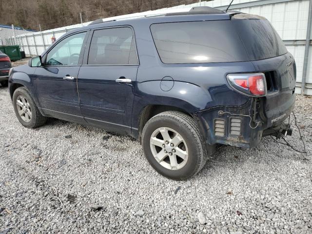 1GKKRPKD4FJ262294 - 2015 GMC ACADIA SLE BLUE photo 2