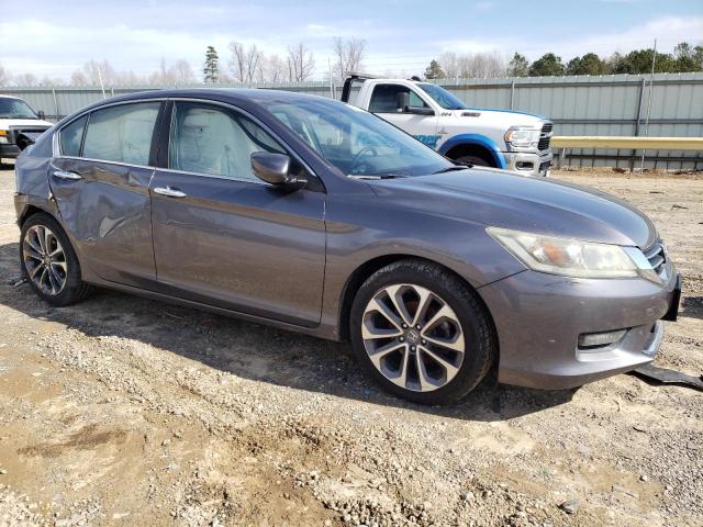 1HGCR2F5XEA062042 - 2014 HONDA ACCORD SPORT GRAY photo 4