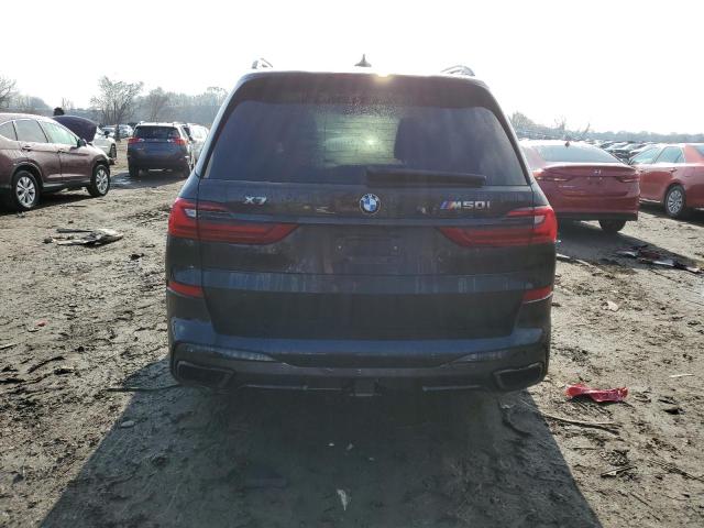 5UXCX6C0XM9F26713 - 2021 BMW X7 M50I BLACK photo 6