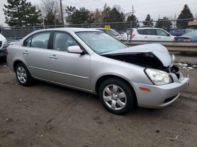 KNAGE123885265841 - 2008 KIA OPTIMA LX SILVER photo 4