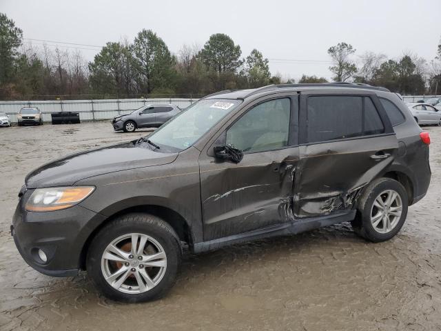 5XYZK4AG2BG047662 - 2011 HYUNDAI SANTA FE LIMITED BROWN photo 1