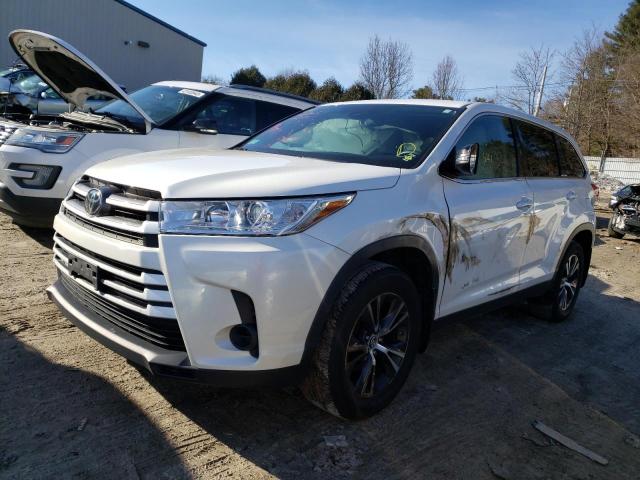 5TDBZRFHXKS711530 - 2019 TOYOTA HIGHLANDER LE WHITE photo 1