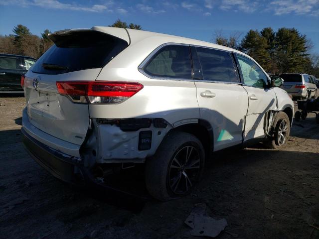 5TDBZRFHXKS711530 - 2019 TOYOTA HIGHLANDER LE WHITE photo 3