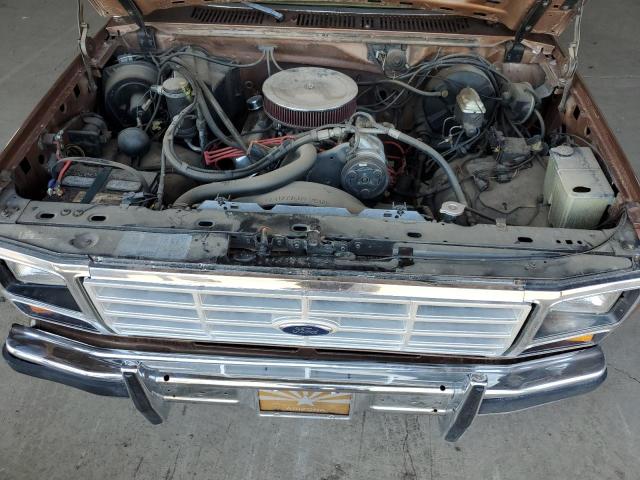 1FTEF14H6FPA01695 - 1985 FORD F150 BROWN photo 11