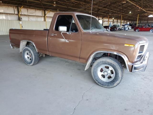 1FTEF14H6FPA01695 - 1985 FORD F150 BROWN photo 4