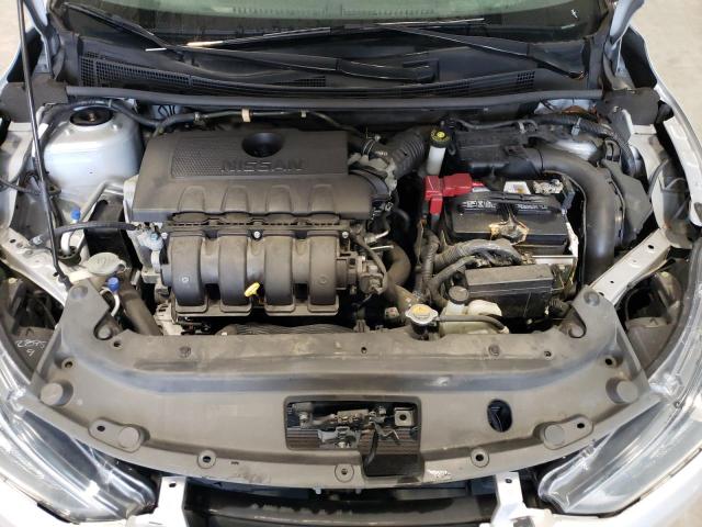 3N1AB7AP3HL709381 - 2017 NISSAN SENTRA S SILVER photo 11