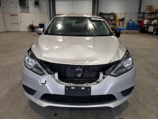 3N1AB7AP3HL709381 - 2017 NISSAN SENTRA S SILVER photo 5