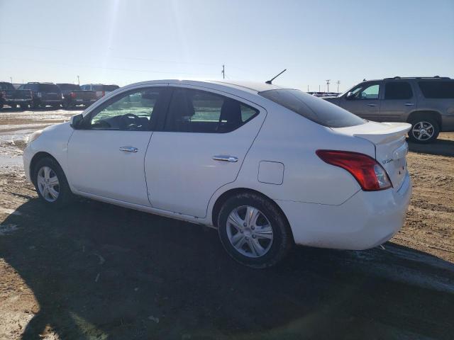 3N1CN7AP0DL851116 - 2013 NISSAN VERSA S WHITE photo 2