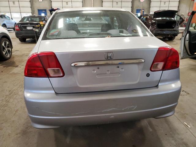 1HGES26702L074344 - 2002 HONDA CIVIC EX SILVER photo 6