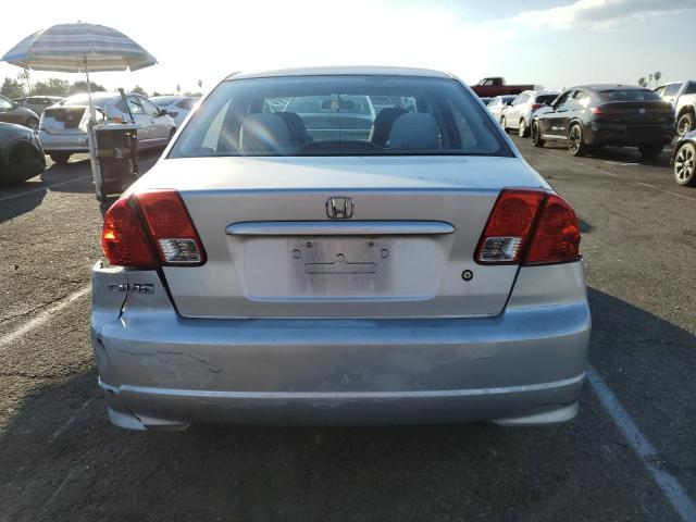 1HGES16385L024156 - 2005 HONDA CIVIC DX VP ვერცხლისფერი ფოტო 6