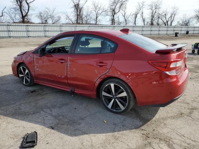 4S3GKAM6XK3610535 - 2019 SUBARU IMPREZA SPORT RED photo 2