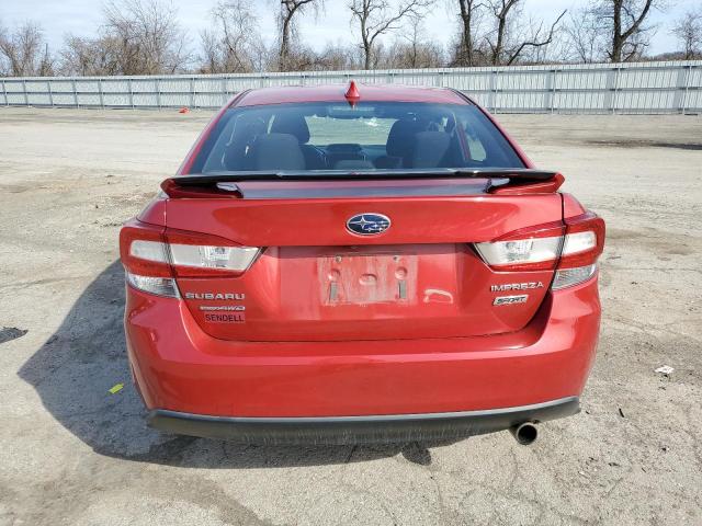 4S3GKAM6XK3610535 - 2019 SUBARU IMPREZA SPORT RED photo 6