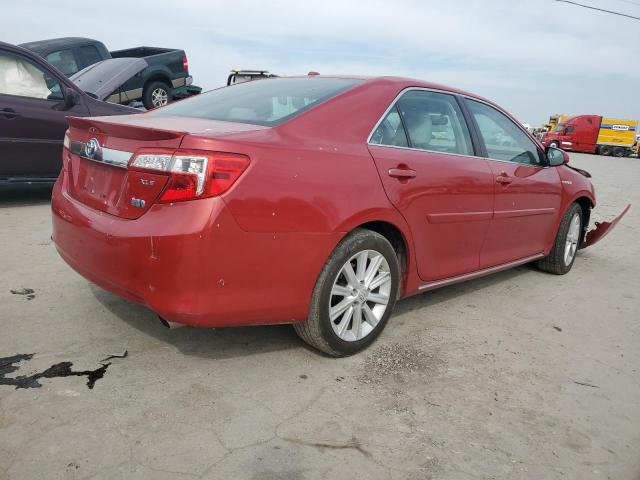 4T1BD1FK0DU085315 - 2013 TOYOTA CAMRY HYBRID MAROON photo 3